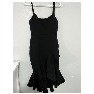 Hard to be cool midi dress black